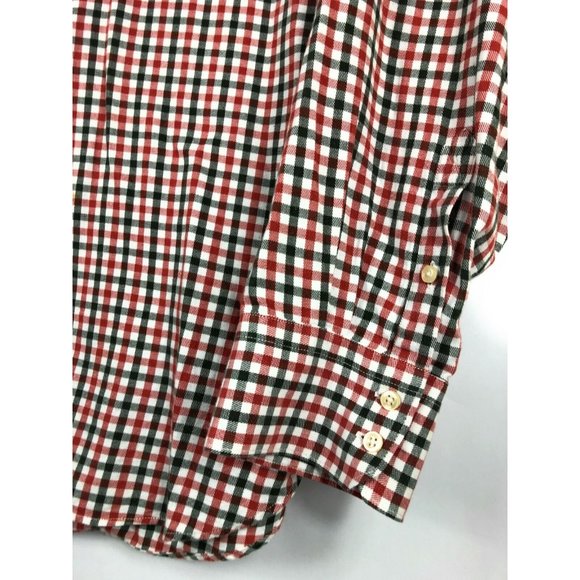 Barbour Men's XL Long Sleeve Button Up Multicolor Cotton Casual Adult Shirt A9 - Picture 3 of 6